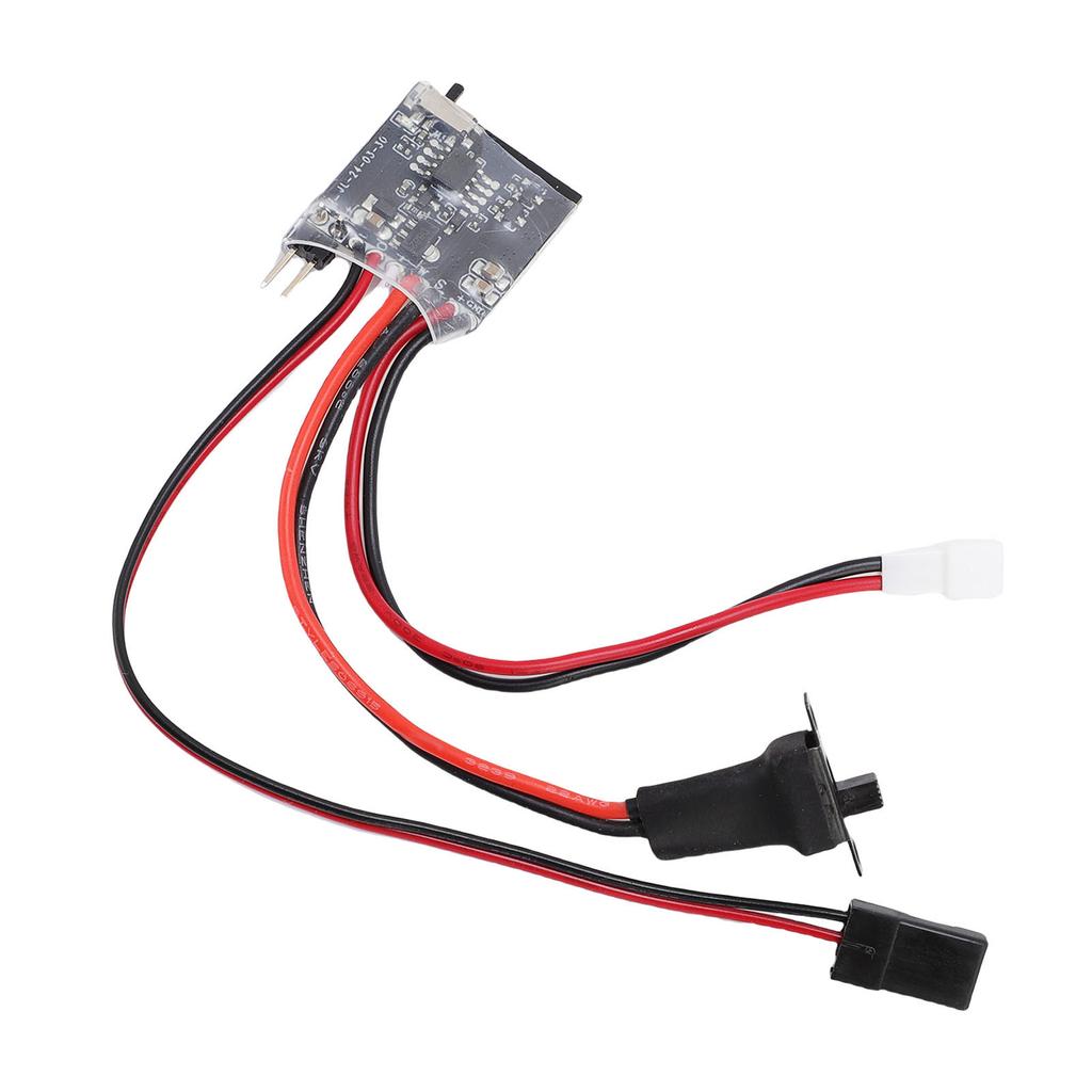 30A Miniaturowy Szczotkowany ESC RC Elektroniczny Regulator Prędkości z Hamulcem Wtyczka PH2.0 dla DIY 1 16 1 18 1 24 Samochód RC Łódź