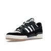 Adidas Forum Low Black White Gum Unisex Sneakers Core-Black Cloud-White Cream-White ID6857