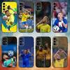 Θήκη Κινητού Ποδοσφαίρου Για N-NeYmAr 10 Για Samsung S25,S24,S21,S22,S23,S30,Ultra,S20,Plus,Fe,Note,10,9,5G Μαύρο Κάλυμμα