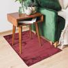 Extra-soft Living Room Rug Velvet Effect Dark Red 60x90