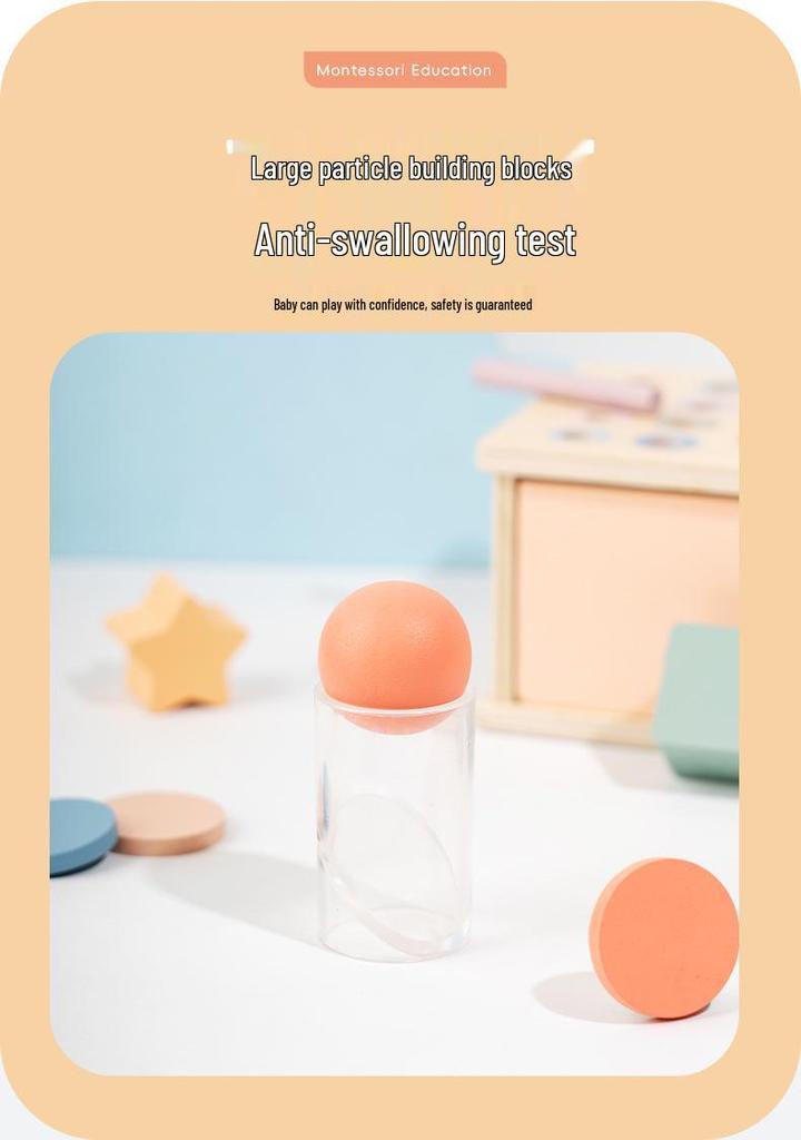 Montessori Geometric Shape Sorting Box - Color Matching & Cognitive Development Toy for Early Education