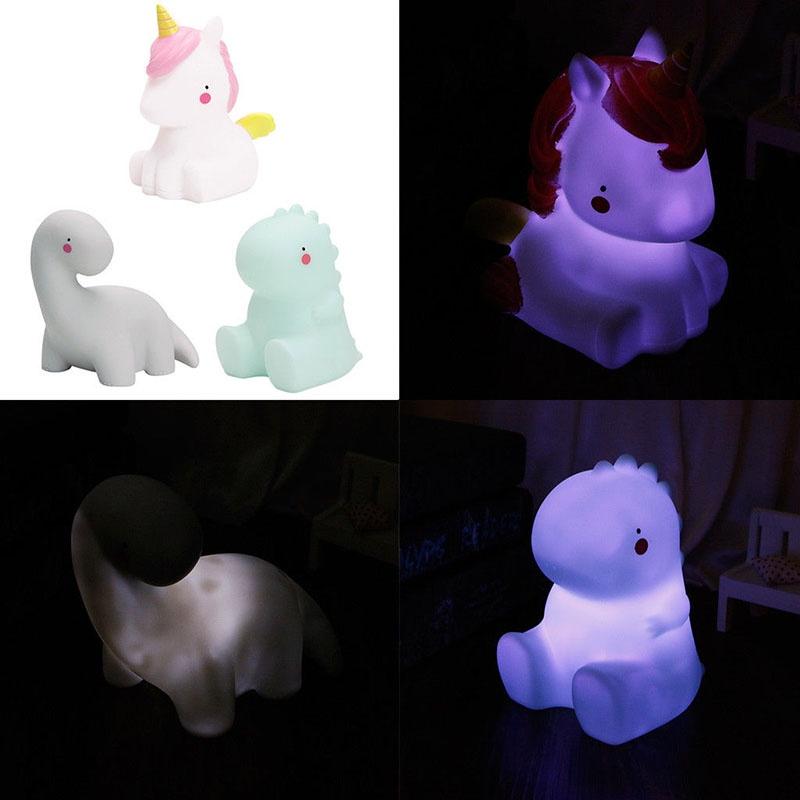 Cartoon Cute Arrival Unicorn Night Light Led Lamp For Baby Children Kid Room Toy