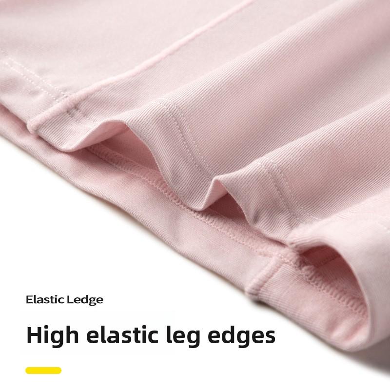 Girls Spring and Summer 100% Cotton File 5A Anti Bacterial Non Trace Anti Light Flat Angle Safety Underwear
