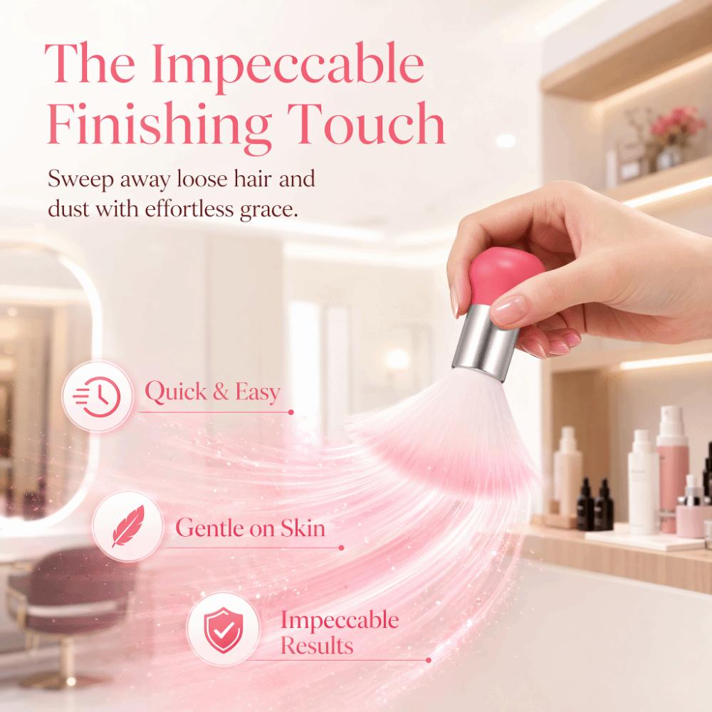 Soft Nail Dust Brush Multi-functional Barber Neck Brush Neck Duster Brush For Hair Cutting