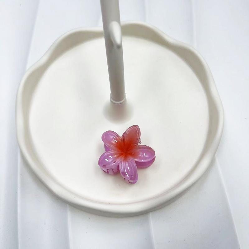 Europäische & Amerikanische Frangipani 4cm Strandurlaub Mode Haarspange