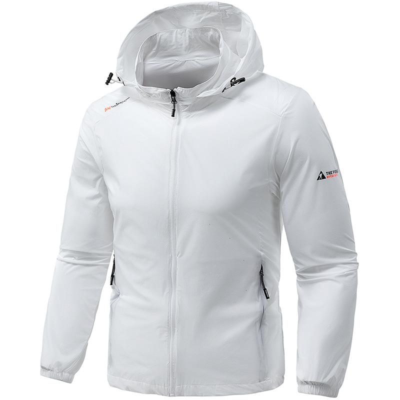 New Summer Sun Protection Clothes Men's Skin Clothes Hooded Jacket Men's Outdoor Sports Fishing Suit