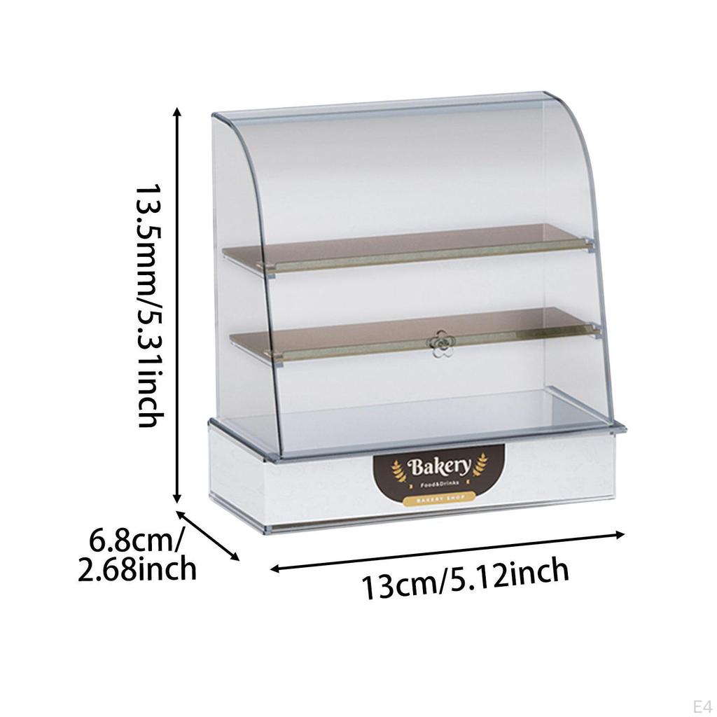 1/12 Dollhouse Cake Cabinet Miniature Furniture Multi Layers Kids Pretend Play Toy for DIY