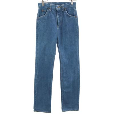 80er Jahre USA hergestellt 42 Talon Straight Denimhose Washed Blue Jeans Damen Gebraucht