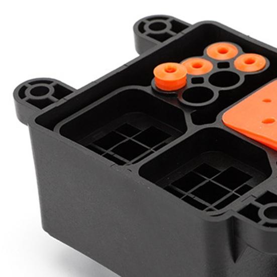 12V 3 Way Waterproof Relay Box with Removable Slots IP65 Waterproof Rated Compatible Safe Box with 4-Pin 5-Pin 40Amp Relays