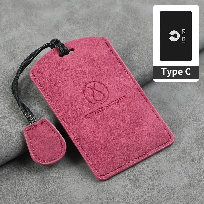 Car Smart NFC Card Key Case Cover Key Bag Shell Holder Protection Fob For Denza D9 N8 N7 Keychain Auto Styling Accessories