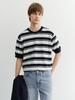 Deonseuteupomaen Striped Crewneck Knit_Unisex_Udsw6B129_Navy / Cream