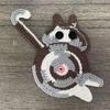 Funny Crochet Coaster Non-slip Mug Rug Cute Cat Butt Coast  Home Supplies