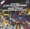 CD IGOR STRAVINSKY  DETROIT SYMPHONY   Le Sacre Du Printemps Dorati  Det 4000842 London Records Germany Classical Used