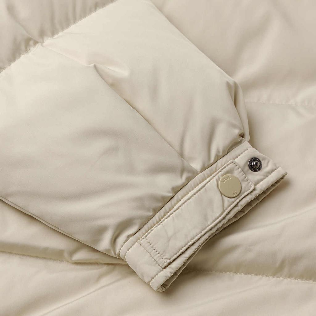 Vans Hooded Warm Fashion Versatile Down Jacket Women Outerwear Oatmeal VN000KD22N1