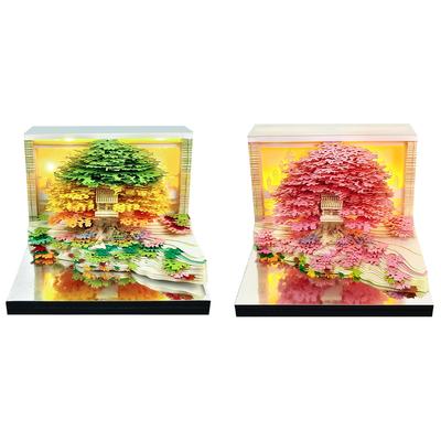 Calendrier Année 2026 Calendrier de Bureau Arbre Calendrier 3D 2026 Calendrier Artistique 3D Cadeau de Noël pour Collègue Ami Décor de Bureau