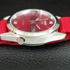 VINTAGE SEIKO 5 AUTOMATIC 7009A JAPAN MENS REFURBISHED RED DIAL WATCH a709599-1