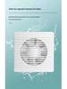 Senmiao Certified Exhaust Fan for Bathroom - 4, 5, 6 Inch Glass Window Ventilator