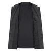 Autumn and Winter Medium and Long Thousand Bird Grid Single-sided Woolen Trench Coat Middle-aged and Young Business Woolen Jacket