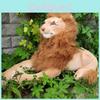 Vivid Lion Plush Soft Cuddly Huge Stuffed Animal Delightful Jungle Doll For Kids