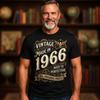Vintage 1966 T Shirt 60th Birthday Aged to Perfection Gift