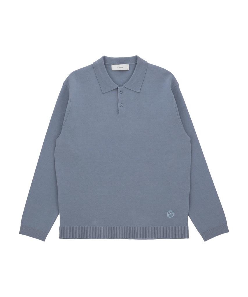 W STANDARD Collared Pullover [4 Colors]