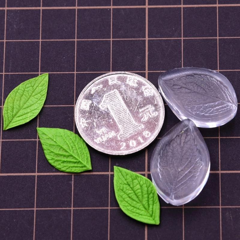 Leaves Embosssing Clay Molds Leaf Molds Leaves Shape Molds Handmade Craft Leaf Molds Baking Moulds for Cake Decorations