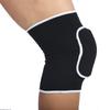 Unisex Elastiskt Knäskydd Wrap Skydd Stöd (Svart)