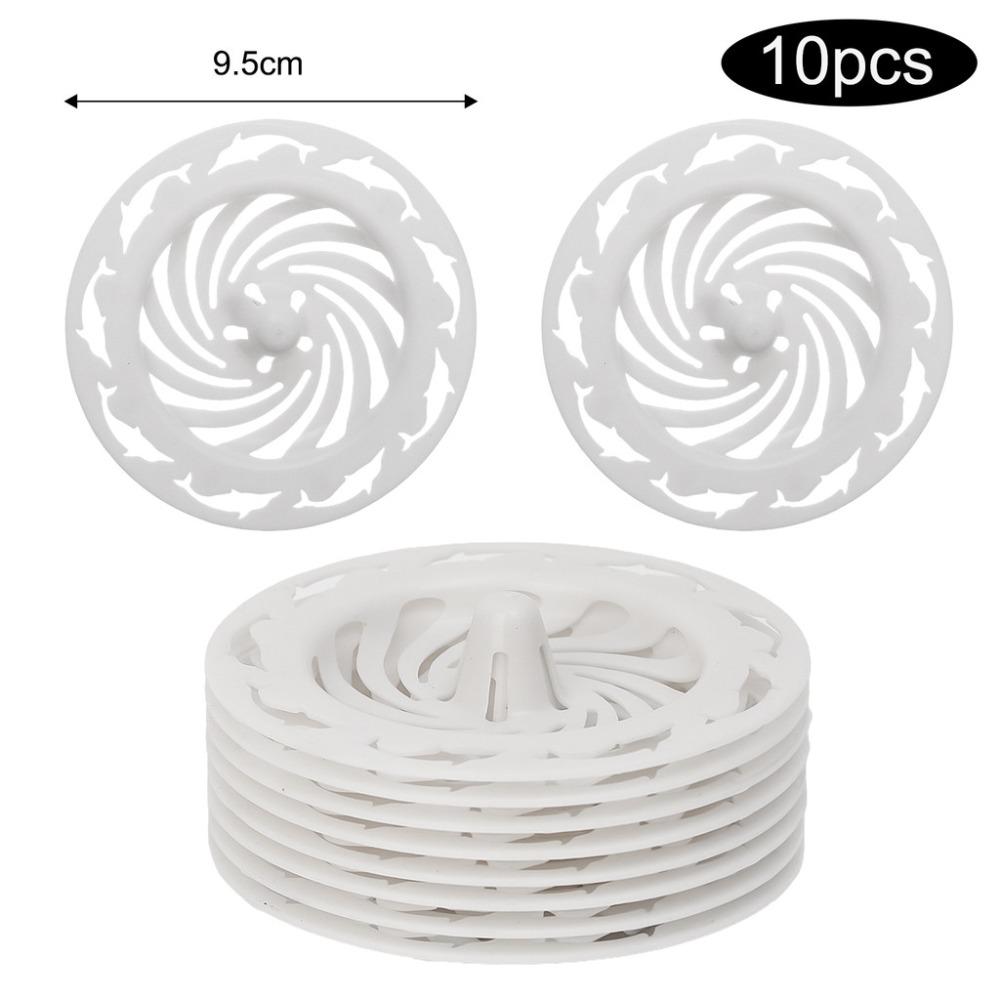 

10 шт. Фильтр для раковины большой емкости, предотвращающий засоры, Одноразовый уловитель волос, Домашние аксессуары для ванной комнаты L-10Pcs