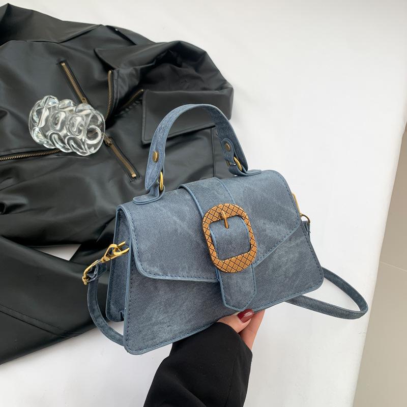 Spring New Retro Commuter Small Square Bag Handbag Bag Fashionable Personality Beautiful Messenger Bag Women