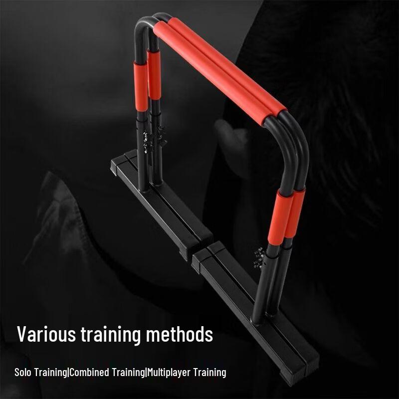 Adjustable No-Drill Home Fitness Parallel Bars & Pull-Up Station