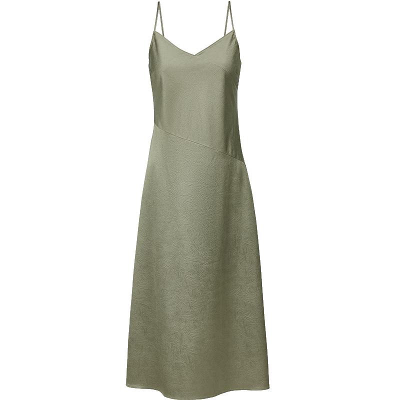 

ONLY Women s Elegant Spaghetti Strap Mid-Length Dress M