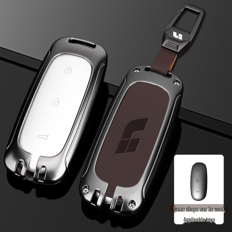Compatible Ideal L7 Key Cover for 2023 Ideal One L8 Car, Protective Shell with Key Buckle for Men and Women