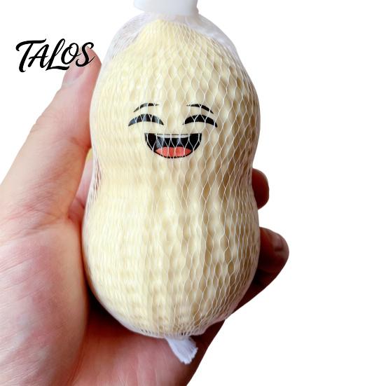 Stress Relief Toy Cartoon Peanut Toy, Slow Rising Simulation Squeeze Ball Relaxation Fidget for Kids Adults Sensory