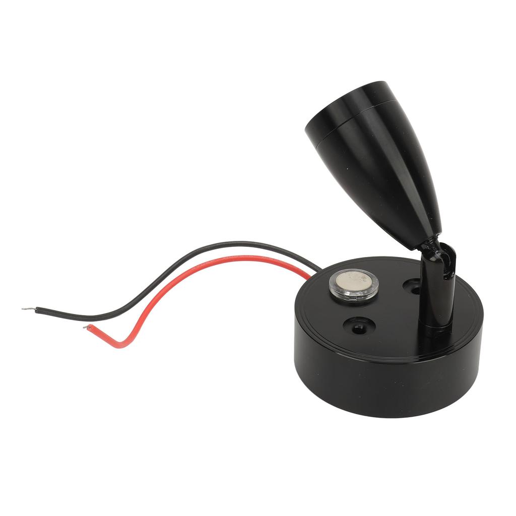 DC 10‑30V RV Reading Lamp Touch Control Adjustable Brightness Interior Bedside Book Lamps LED Spotlight for Boats Truck