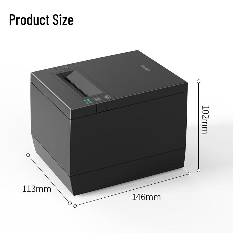 Deli Automatic Wireless Cloud Thermal Receipt Printer