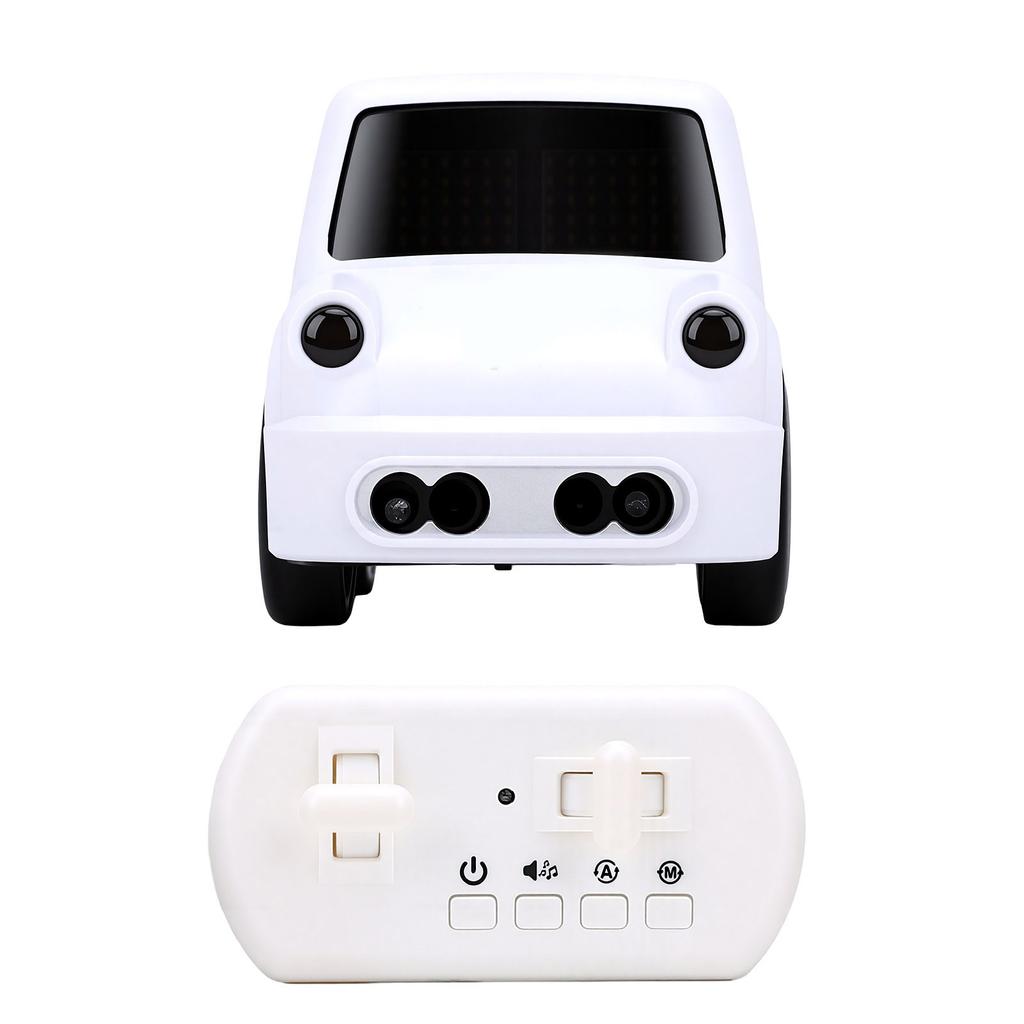 Mini RC Car Gesture Following 4 Modes Interactive Stunt Remote Control Toy Car with LED Animated Eye Music for Kids Boys