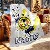 Custom Name Personalized Club America Print Blanket, Home Decor, Bedroom, Sofa, Camping, Couch, Gifts for Birthday Christmas