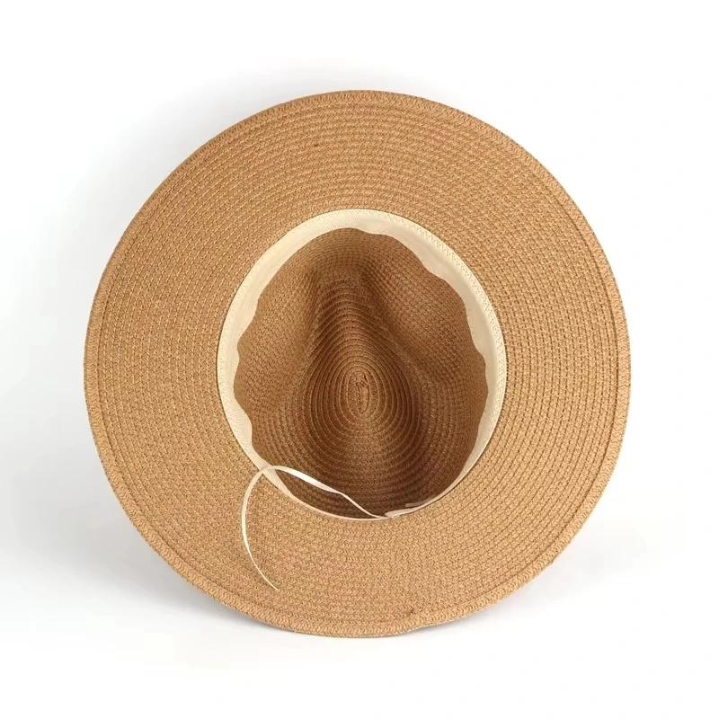 Adjustable Classic Panama Hat Handmade In Ecuador Sun Hats For Women Man Beach Straw Hat For Men Uv Protection Cap