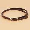 Cheap Korean Style Multi-color Ladies Thin Steel Pin Buckle PU Leather Skinny Belt