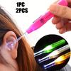 1/2PCS LED Lighted Ear Spoon Home Use Glowing Ear Cleaning Tool Ear Dredge Spoon
