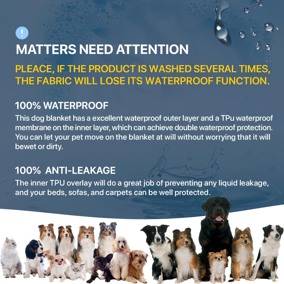 

Double-Sided Waterproof Dog Bed Cover Pet Blanket Sofa Couch Furniture Protector For Dogs 127x100cm хаки