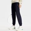 FILA Solid Color Mid Waist Thick Simple Basic Cuffed Knit Sports Pants Women bottoms Dark-Blue A11W413603F-NV