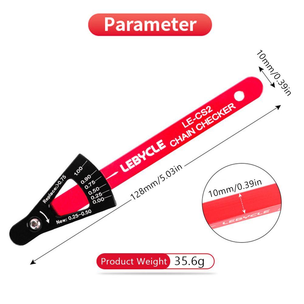 Bike Chains Gauge Measurement Bicycle Tool Chain Wear Indicator Chain Checker Kits Bike Chain Gauge