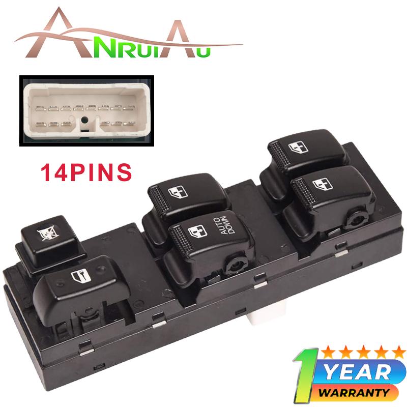 New 1PC 93570-2E200 Front Left Power Window Master Control Switch 93570-2E000 Compatible with Hyundai Tucson 2005-2010