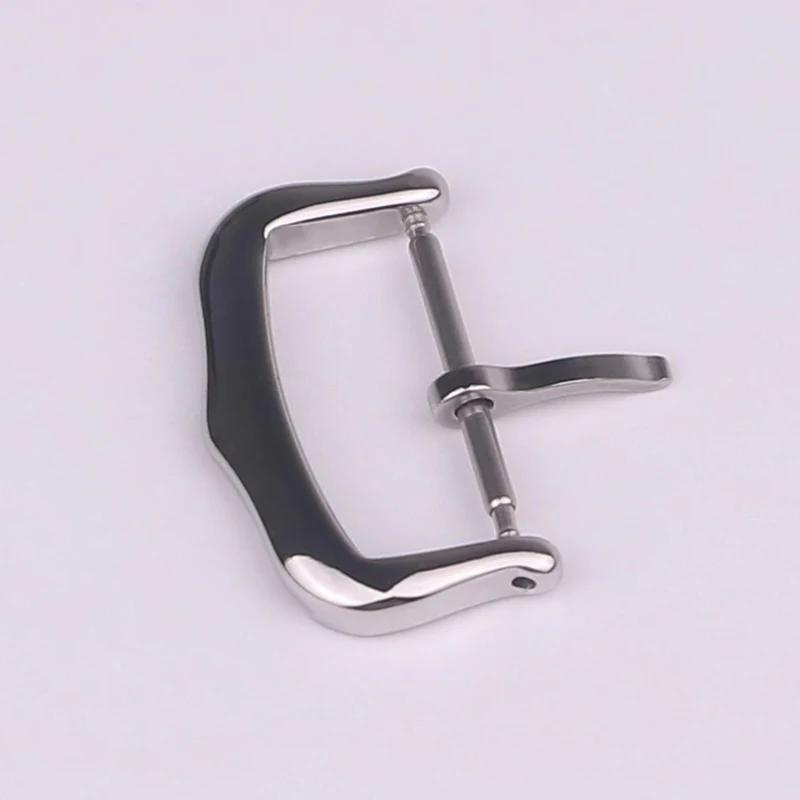 XIANERSHANG Top C-artier Belt Buckle 316L Polishing Stainless Steel Pin Buckle 12MM 14MM 16MM 18MM Gold Clasp Watch Accessories