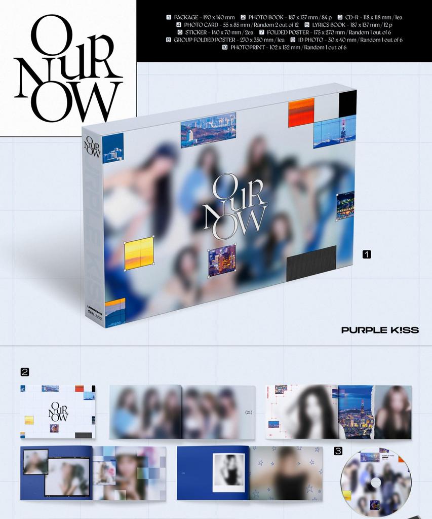 PURPLE KISS [OUR NOW] 1st English Album