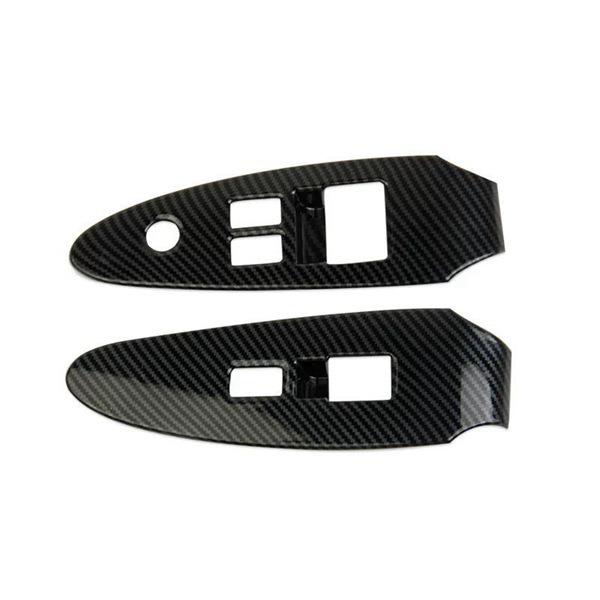 Fensterschalter-Panel-Rahmen (2 Stück) für 2009-2020 Linkslenker Nissan 370Z