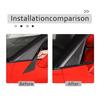 Carbon Fiber Side Rearview Mirror A-Pillar Trim Sticker For Corvette C6 05-13