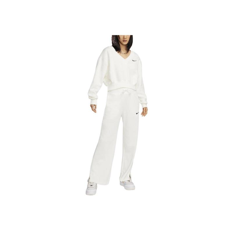 Nike Sportswear Women's Phoenix Fleece High-Waisted Wide-Leg Pants Light Bone FZ7208-133