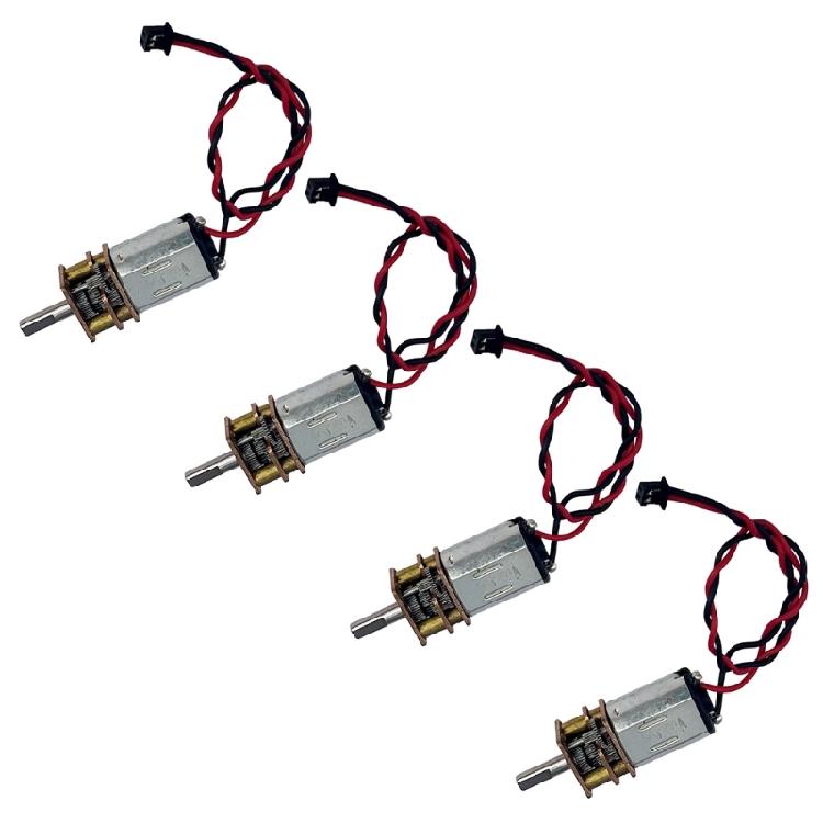 

Low Noise 3V-6V Gear Motor Reduction Motor Set of 4 For Remote Control Model And Engineering Prototypes Project Kits 1